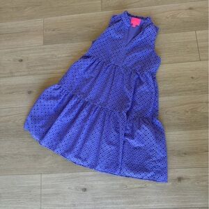 Lilly Pulitzer Purple Eyelet Midi dress
